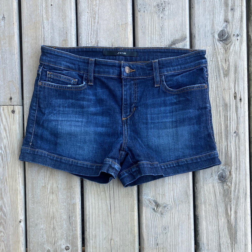 Joe's Jeans Dark Blue Denim Jean Shorts